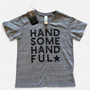 Gray Gladfolk Kids Handsome Handful T-Shirt 5T